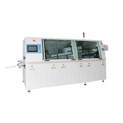 qualidade  Dual Waves SMT Wave Soldering Oven Automatic With Touch Screen PLC Control fábrica