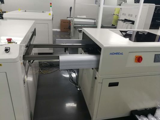 Conveyor de manipulação de PCB personalizado Conexão telescópica com sinal SMEMA