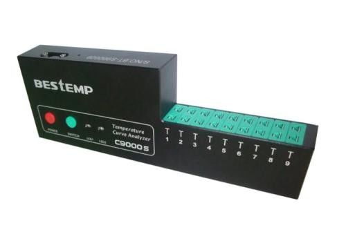 6 Canais SMT Máquinas relacionadas, teste de temperatura de solda do verificador de refluxo