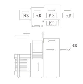 Máquina de carregamento de PCB totalmente automática Sucção a vácuo para linha SMT