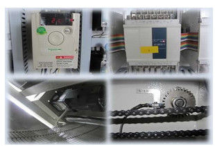 Máquina de soldadura de refluxo SMT SMD Industrial Controle PLC Largura do PCB 400 mm