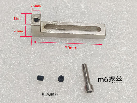 Aço inoxidável tipo L suportador e pin de suporte para impressora de pasta de solda semi-automática