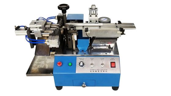 Máquina de corte automática de condensadores de componentes a granel