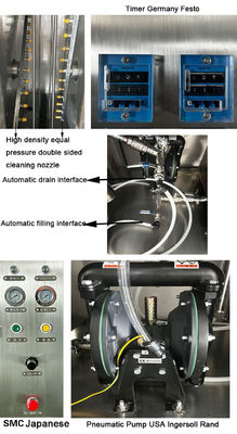 Máquina de limpeza automática de estêncil SMT Off Line Pneumática 40L Volume